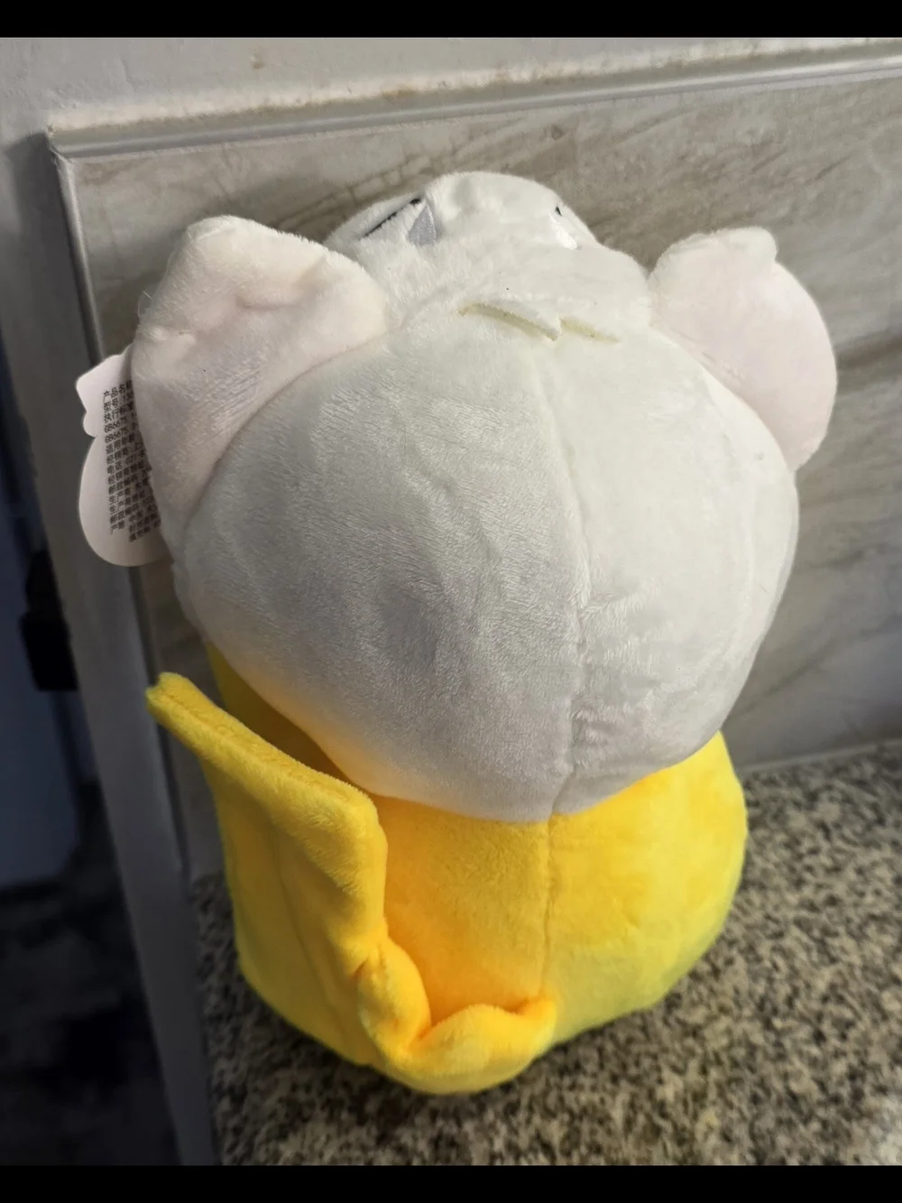 NWT Pokemon White Dog Head Hat Costume Pink Bow Tie Pikachu Plush 9